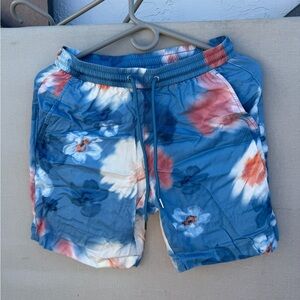 INC International Concepts Multicolor Floral Swim Shorts